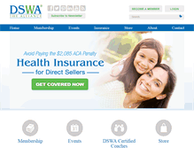 Tablet Screenshot of dswa.org